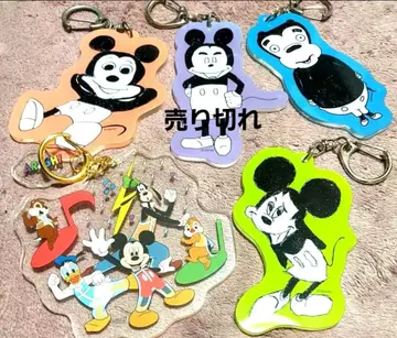 미키마우스 키링 4개 세트
