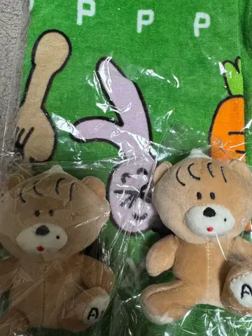 미개봉 새상품 아이묭 ppy 악마 봉제 인형 2체와 타월 세트