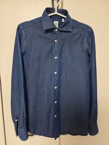 [컨디션 최상] Finamore 피나모레 데님 셔츠