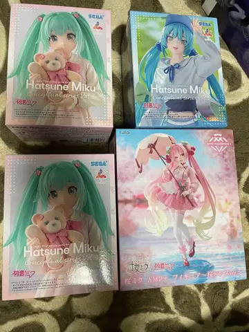 하츠네 미쿠 피규어 4개 세트