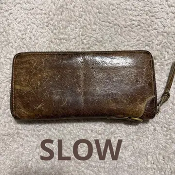 SLOW 슬로우 라운드 지퍼 장지갑