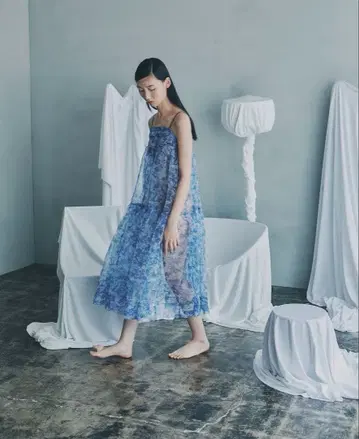 poppy x KEITA MARUYAMA 콜라보 시어 원피스