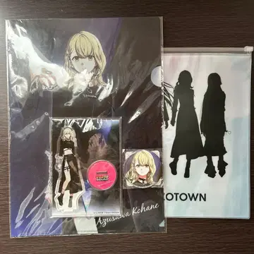 프로세카 아즈사와 코하네 zozo 캔뱃지 클리어 파일 아크릴 스탠드