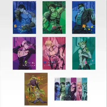 죠죠 제일복권 K상 클리어 포스터 8종 컴프 세트