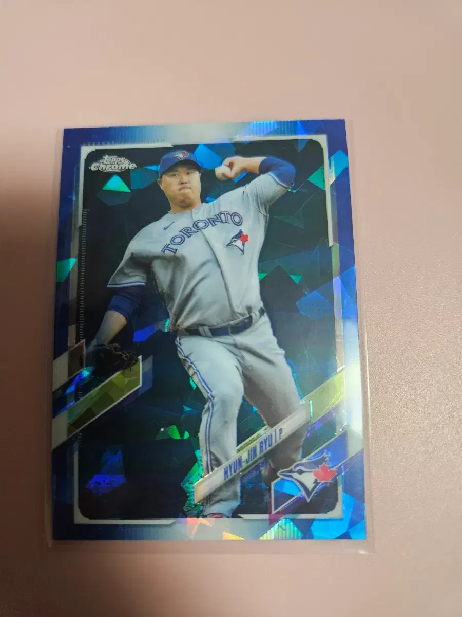 류현진 2021 Topps Chrome Sapphire 카드