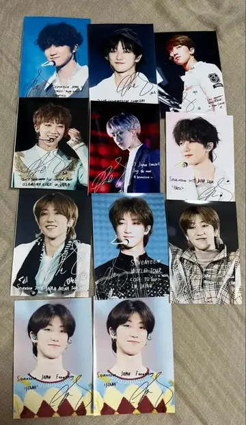 SEVENTEEN 세븐틴 세부치 로손 프린트 민하오 묶음 판매