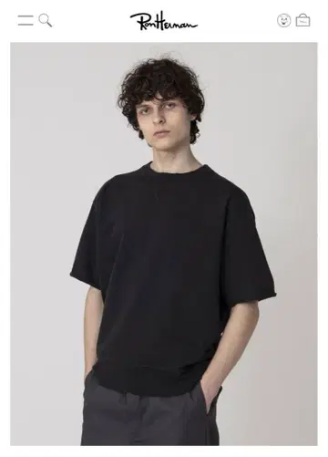 론 헤르만 데미지 컷오프 맨투맨 티