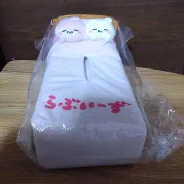 러브이즈 침대형 티슈 BOX 커버 핑크