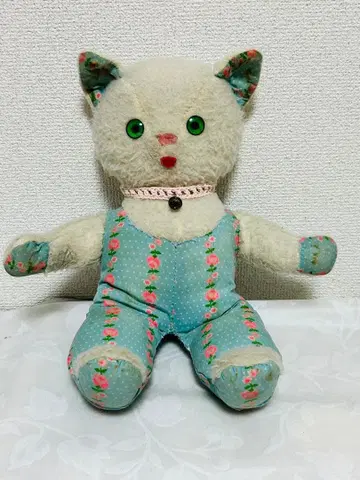 고양이 봉제 인형 미국 빈티지 패브릭