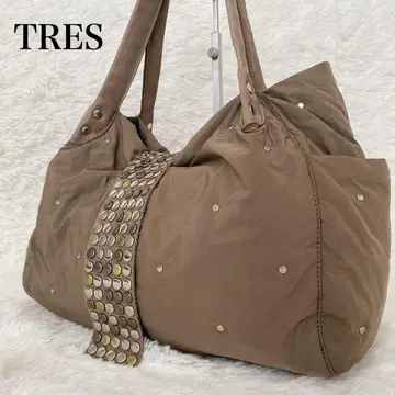 TRES 토트백 y2k 트레 백 스터드 그런지 스톤