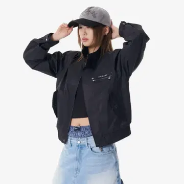 AAKAM High-Neck Button Jacket BLACK 1 | 브랜드 중고거래 플랫폼