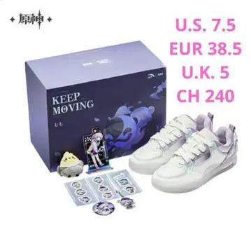 원신 치치 이미지 ANTA 콜라보 스니커즈 24cm 공식 정품