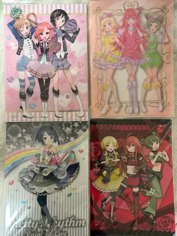 프리티 시리즈 클리어 파일 묶음 판매