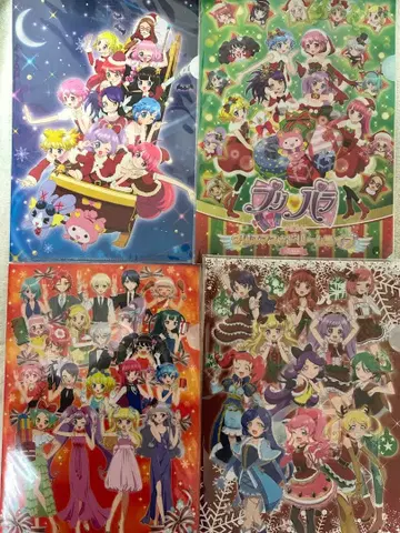 레어 프리티리즈 프리파라 프리채널 크리스마스 라이브 클리어 파일 4장