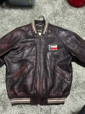 Civin 다크 브라운 가죽 자켓 FS