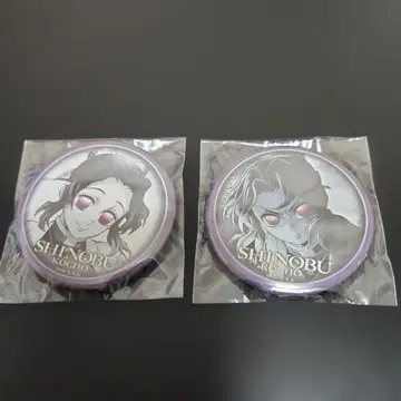 귀멸의 칼날 캔 배지 코쵸우 시노부