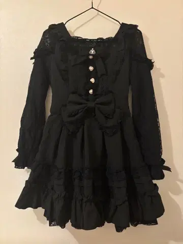 Lizlisa 리즈리사 원피스 블랙 양산형 지뢰계