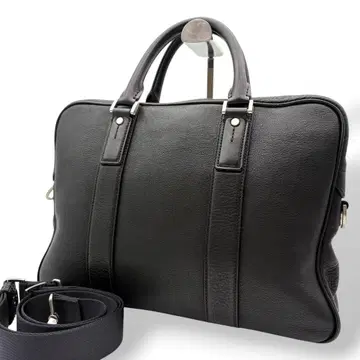 새상품급 츠치야 가방 숄더백 2way 사선 크로스백 팔걸이 가죽 블랙