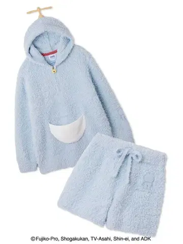 gelatopique 도라에몽 젤라토 후드티 & 숏팬츠 여성용