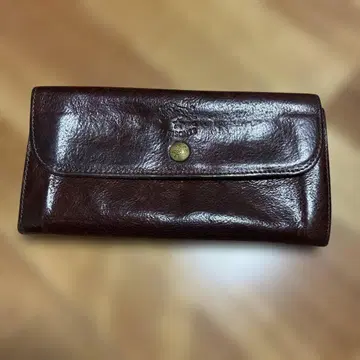 ILBISONTE 일비종떼 다크 브라운 가죽 장지갑