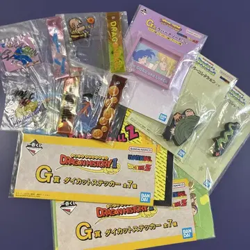 제일복권 드래곤볼 Z 다이컷 스티커 외