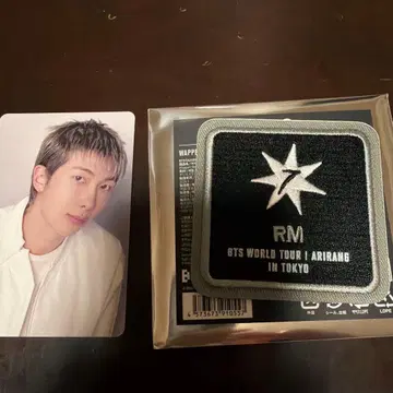 BTS 아리랑 도쿄 FC 한정판 트레이딩 카드, 와펜 세트 남준 RM