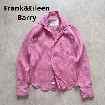 새상품급 프랭크&아이린 발리 스키퍼 셔츠 린넨 100% 핑크