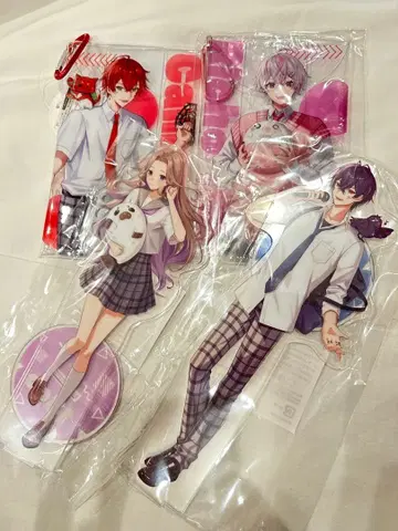 여자 연구 대학 아크릴 스탠드 클리어 케이스 세트 (라운드원 콜라보)