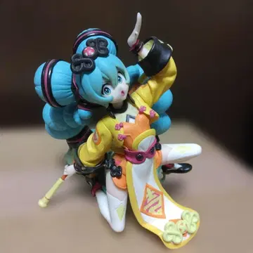 하츠네 미쿠 피규어 파란색 머리 캐릭터