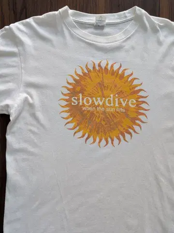 slow dive 슬로우 다이브 후지록 2023 T셔츠 L 밴딩