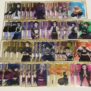 귀멸의 칼날 애니플렉스 온라인 복권 클리어 색지 묶음 판매