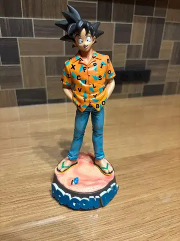 드래곤볼 피규어 조형 천하제일무도회 손오공 아로하 셔츠 아로하 손오공