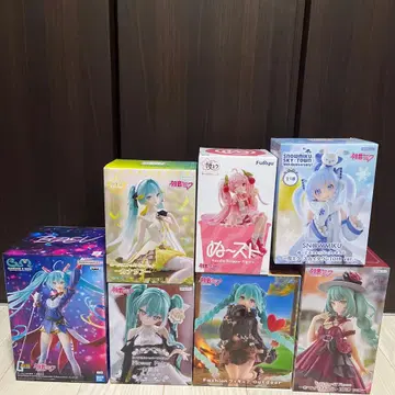 하츠네 미쿠 프라이즈 피규어 7개 세트