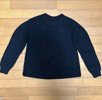 [ BATONER ] SIGNATURE KNIT 시그니처 니트 블랙