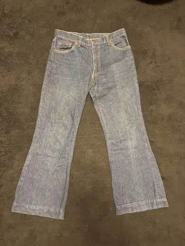 초레어 70s 벨보텀 데님 TALON 월계수 플레어 다크 네이비 y2k