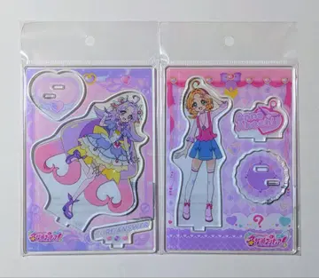 명탐정 프리큐어 아크릴 스탠드 큐어 앤서 + 아케치 안나 2개 세트