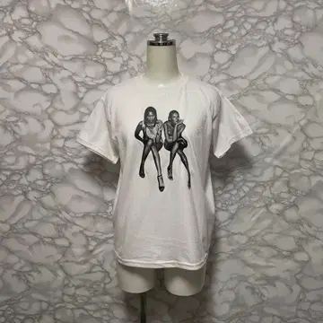 GILDAN 길단 케이트 모스 나오미 캠벨 프린트 T셔츠