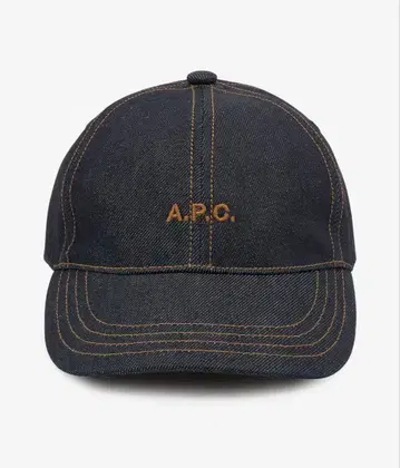 A.P.C. 태국 데님 로고 볼캡 - 인디고 레어
