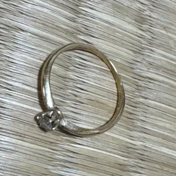 k10 캐럿 0.10 다이아몬드 반지