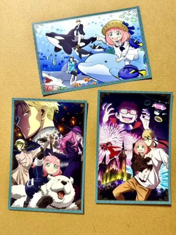 SPY x FAMILY 메인 비주얼 엽서 로이드, 요르, 아냐