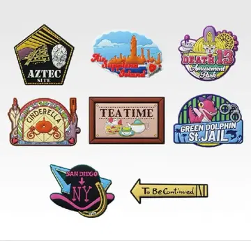 죠죠의 기묘한 모험 제일복권 J상 트래블 러버 마그넷 8종 컴프 세트