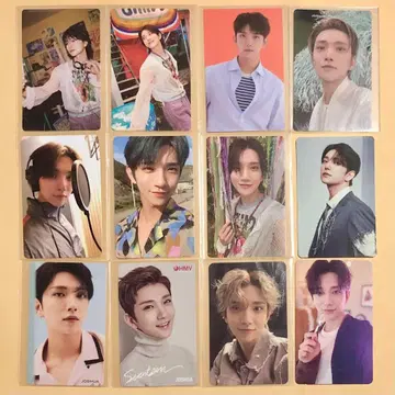SEVENTEEN 조슈아 JOSHUA 특전 트레이딩 카드 12장 세트