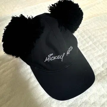 미키마우스 폼폼 캡 블랙