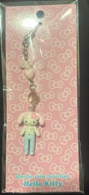 헬로키티 옷장 컬렉션 스트랩 발길이 토끼 귀 sanrio