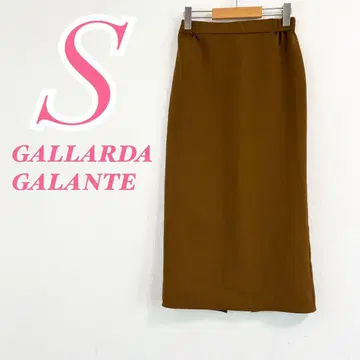 GALLARDA GALANTE 타이트 스커트 카멜 허리밴딩