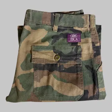 [ 레어/USA제 ] GUNG HO 건호 티그 팬츠 카모 무늬 30인치