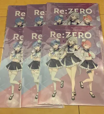 Re:ZERO 리제로 클리어 파일 6장 세트 세이무스