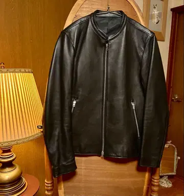 70s 구제 의류 빈티지 가죽 라이더 자켓