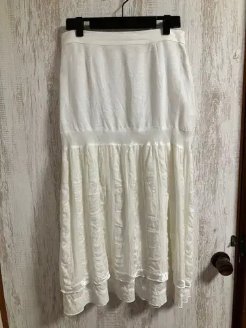 이탈리아제 GERANI 롱 스커트 아이보리 봄/여름