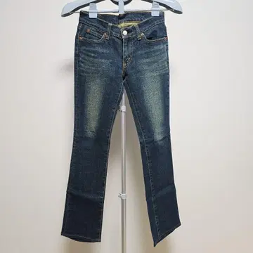 리바이스 데님 청바지 로우라이즈 빈티지 가공 W28